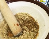 栄養価UP！豆苗と人参と卵の胡麻和え作り方8写真