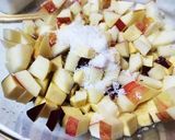 さつまいもとリンゴのマヌカ風味ケーキ作り方2写真