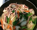 シャンタン野菜炒め作り方4写真