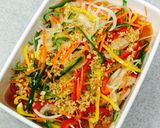彩り野菜と鶏胸肉の南蛮漬け作り方4写真