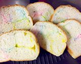 食パンにパステルカラーを入れてみました。作り方6写真