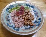 梅ツナ納豆そうめん作り方3写真