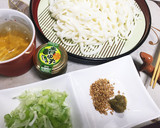 白だしと青柚子胡椒で食べる冷うどん作り方2写真