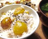 お鍋で 栗ごはん♪作り方10写真