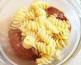 ミートソース缶☆温玉のっけ!MAFFEI作り方3写真