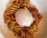 ミートソース缶☆温玉のっけ!MAFFEI作り方4写真