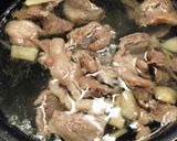 赤味噌で牛すじの土手煮作り方1写真