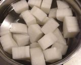 赤味噌で牛すじの土手煮作り方2写真