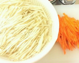 ごぼうと人参のきんぴら（減塩・そばつゆ）作り方1写真