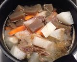 赤味噌で牛すじの土手煮作り方4写真