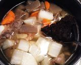 赤味噌で牛すじの土手煮作り方5写真