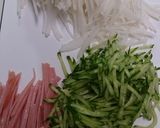 簡単＊美味しい 和風大根サラダ作り方1写真
