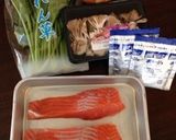 秋鮭と舞茸のグラタン作り方1写真