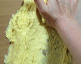 カボチャ生地の豆乳カスタードクリームパン作り方6写真