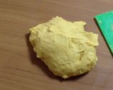 カボチャ生地の豆乳カスタードクリームパン作り方7写真