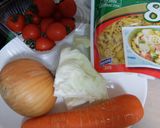 サラマカでワンポットパスタスープ☆作り方1写真