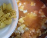 サラマカでワンポットパスタスープ☆作り方4写真