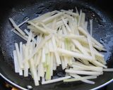 お宿メニューを再現。うどのきんぴら作り方3写真