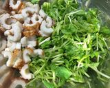 豆苗とちくわのかき揚げ作り方1写真