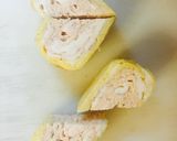 オムレツ風ピンクのハート卵焼き♡卵白消費作り方7写真