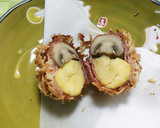 栗とキノコの変わり衣揚げ～おつまみに～作り方9写真
