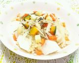 まごわやしい◎8種の野菜と大豆の玄米ご飯作り方1写真