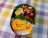 幼稚園 お弁当 キャラ弁♡ハロウィン２作り方5写真