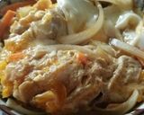 小さいフライパンで作る☆油揚げの卵とじ丼作り方7写真