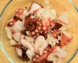 地中海風：タコのサラダ作り方2写真