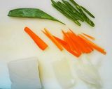 【 麺つゆで】豚ひき肉といんげんの炒め物作り方2写真