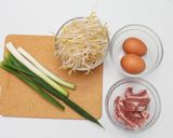 豚肉長ネギチャーハン作り方1写真