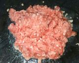 【 麺つゆで】豚ひき肉といんげんの炒め物作り方3写真
