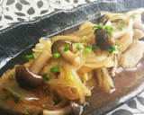 和食◎むね肉としめじの柚子胡椒あんかけ作り方7写真