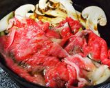丹波の松茸と三田牛で豪華高級すき焼き作り方4写真