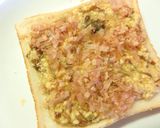 粉豆腐×なめたけ❂ふんわり和トースト作り方6写真