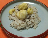 今が旬!!秋の味覚 簡単ホクホク栗ご飯♪作り方3写真