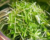 ネギ油香る♪水菜と豆腐のサラダ♡作り方1写真
