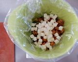 柿と三つ葉の和え物~✿作り方5写真