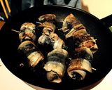秋刀魚の梅しそ巻き作り方4写真