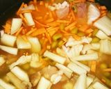 エリンギと枝豆の炊き込みごはん作り方2写真