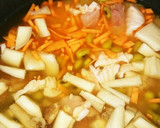 エリンギと枝豆の炊き込みごはん作り方2写真