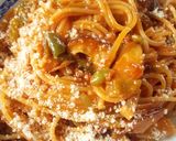 フライパン1つ♡簡単ミートソースパスタ作り方4写真