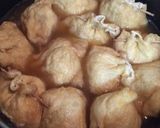 鳥挽肉の信田煮作り方7写真