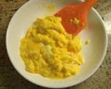 簡単♡ふんわり卵のからし高菜炒飯♪作り方1写真