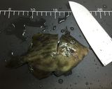 本カワハギの刺身と肝醤油σ(^_^;)作り方4写真