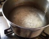 麦とかぼちゃのカレースープ。作り方1写真