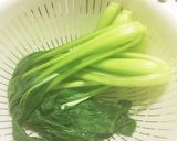 簡単☆小松菜と竹輪おひたし☆ワサビ風味作り方1写真