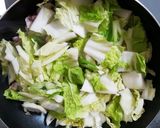 豚バラと白菜とネギの味噌炒め作り方5写真