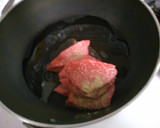 簡単！かぼちゃと牛肉の 甘辛炒め(^v^作り方2写真