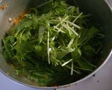 水菜と白滝、きのこのピリ辛中華スープ♪作り方6写真